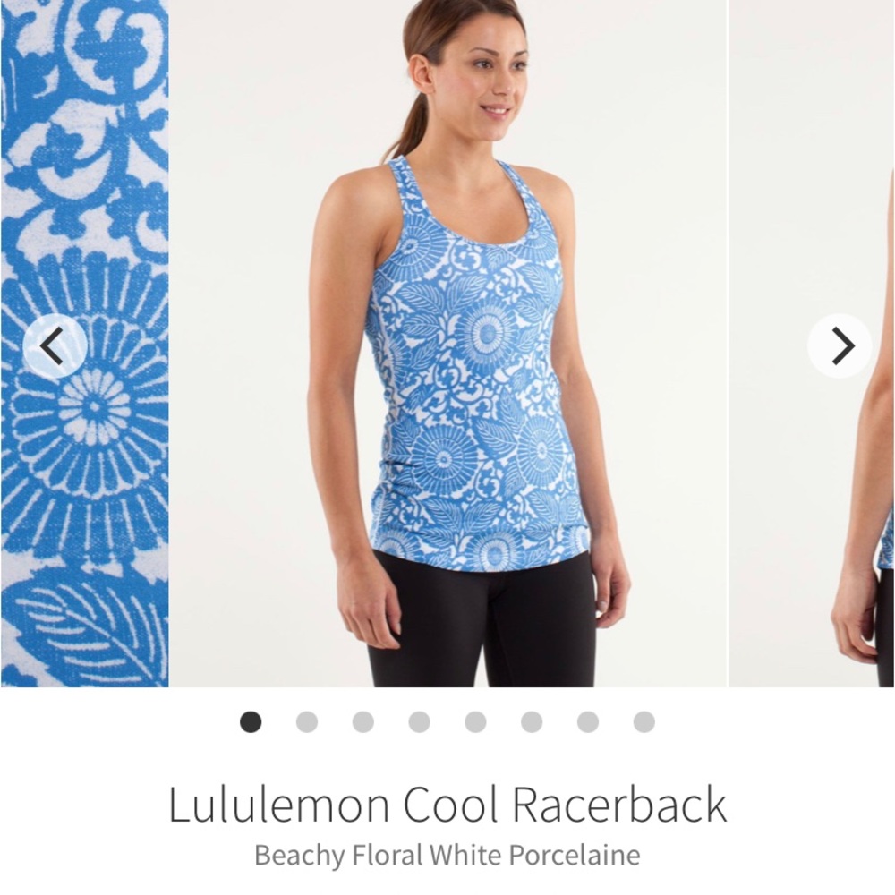 Lululemon CRB tank cool racer back